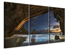 3-piece-canvas-print-cathedral-cove