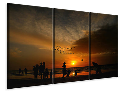 3-piece-canvas-print-games-on-the-beach