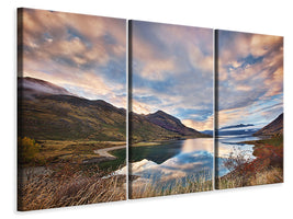 3-piece-canvas-print-morning-delight-at-lake-hawea