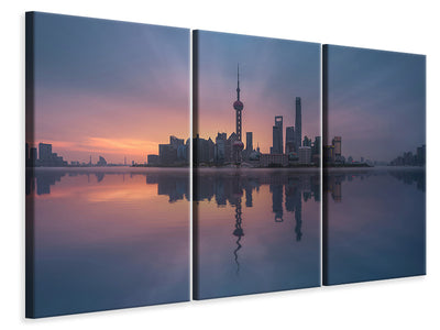 3-piece-canvas-print-sunrising-shnaghai