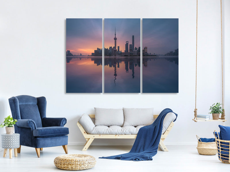 3-piece-canvas-print-sunrising-shnaghai