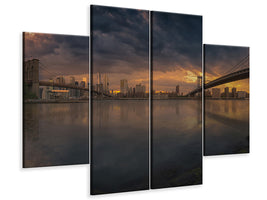 4-piece-canvas-print-between-bridges