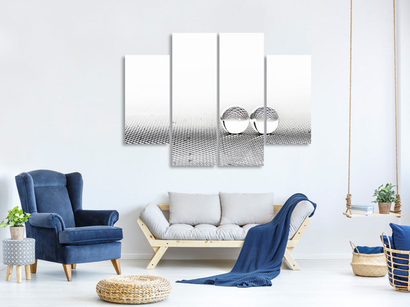 4-piece-canvas-print-concept-with-balls-on-fantasy-background