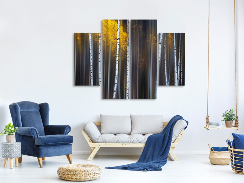 4-piece-canvas-print-curtain-of-fall