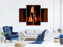 4-piece-canvas-print-fire-in-the-chimney