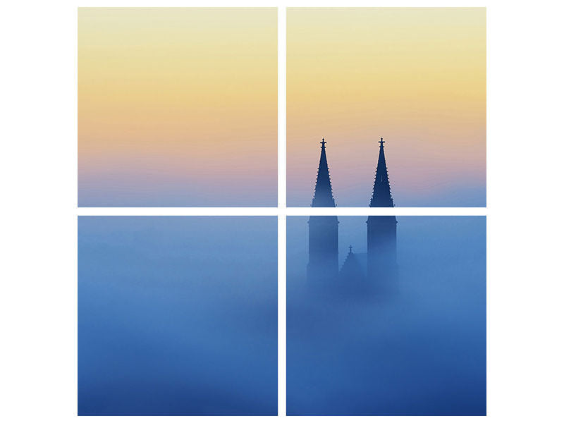 4-piece-canvas-print-foggy