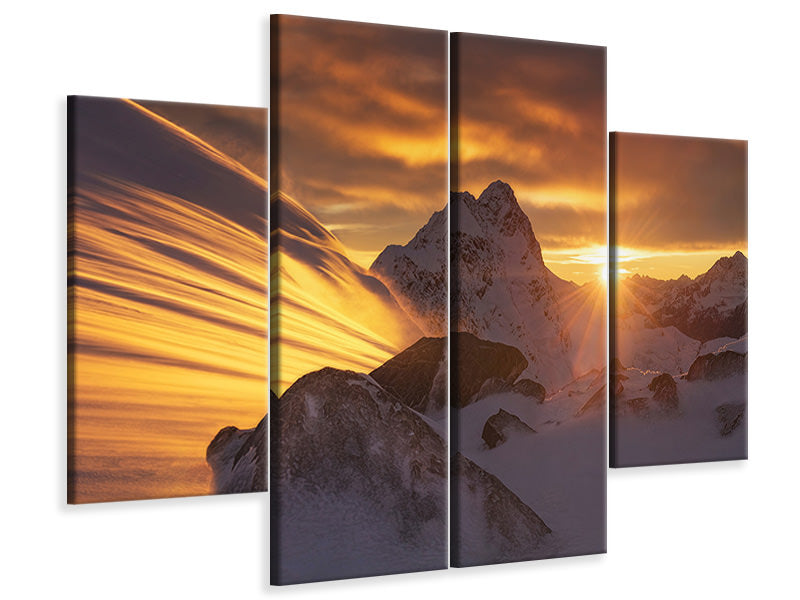 4-piece-canvas-print-glacier-light