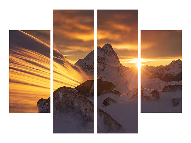 4-piece-canvas-print-glacier-light