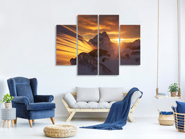 4-piece-canvas-print-glacier-light