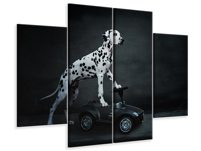 4-piece-canvas-print-his-bobby-car