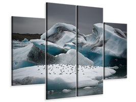 4-piece-canvas-print-in-the-land-of-fire-and-ice