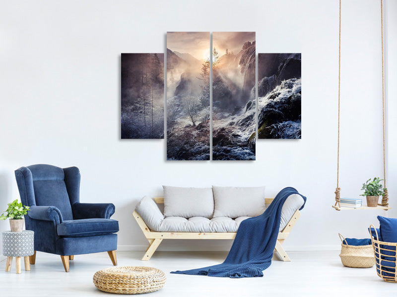 4-piece-canvas-print-jiuzhaigou-china