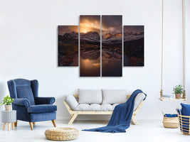 4-piece-canvas-print-lofoten-mountains