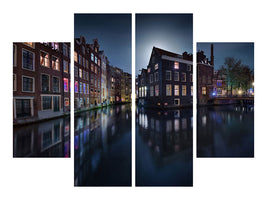 4-piece-canvas-print-moonlight-over-amsterdam