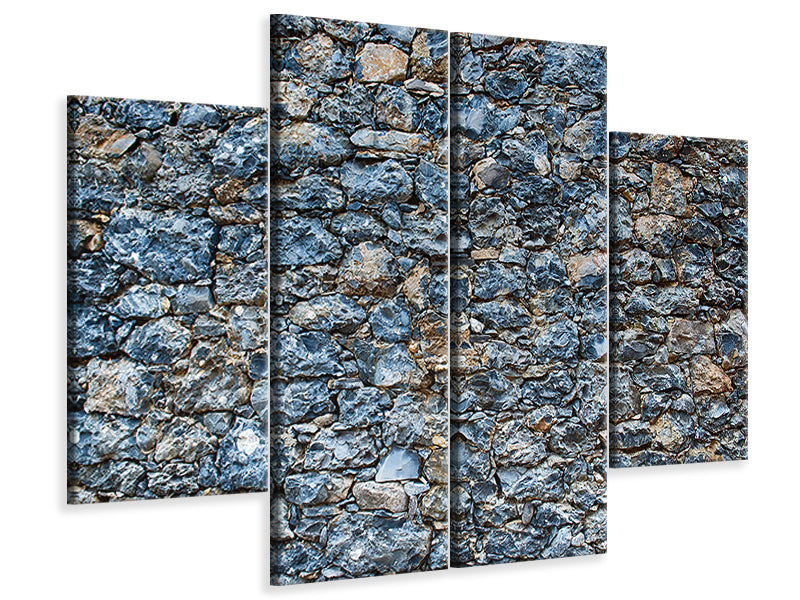 4-piece-canvas-print-old-stone-wall-iii