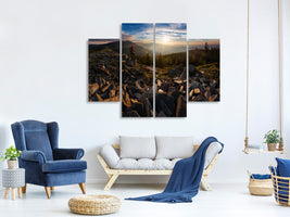 4-piece-canvas-print-rocks-table