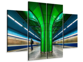 4-piece-canvas-print-subway-forest