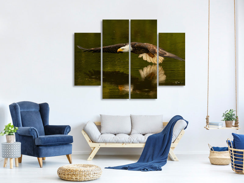 4-piece-canvas-print-the-reflective-pond