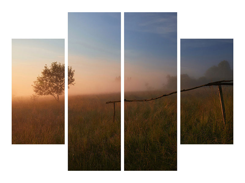 4-piece-canvas-print-the-summer-field