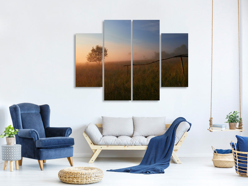 4-piece-canvas-print-the-summer-field