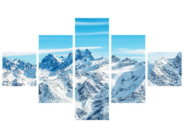 5-piece-canvas-print-alpine-panorama