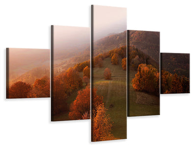 5-piece-canvas-print-autumn-on-the-swabian-alb