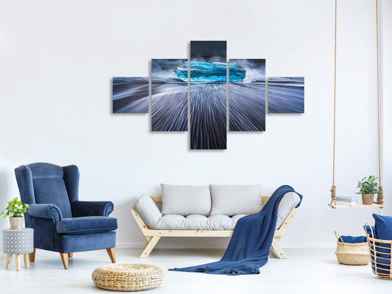 5-piece-canvas-print-blue-diamond