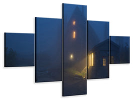 5-piece-canvas-print-blue-hour-mood