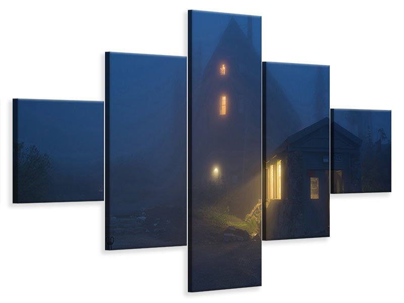 5-piece-canvas-print-blue-hour-mood