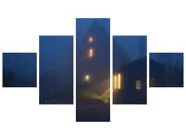 5-piece-canvas-print-blue-hour-mood
