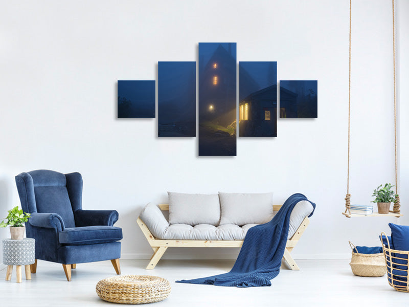 5-piece-canvas-print-blue-hour-mood