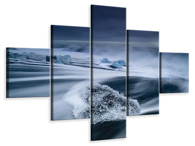 5-piece-canvas-print-crystal-ice