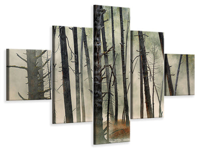 5-piece-canvas-print-dead-wood