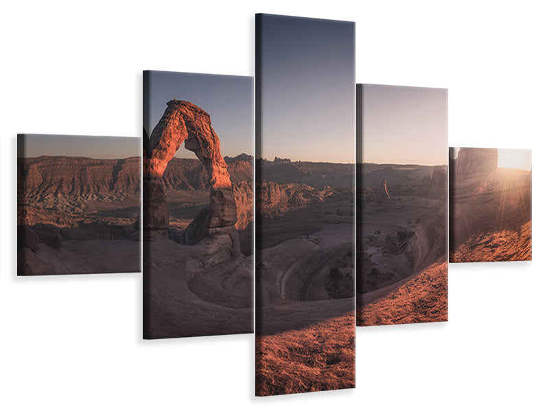 5-piece-canvas-print-delicate-light