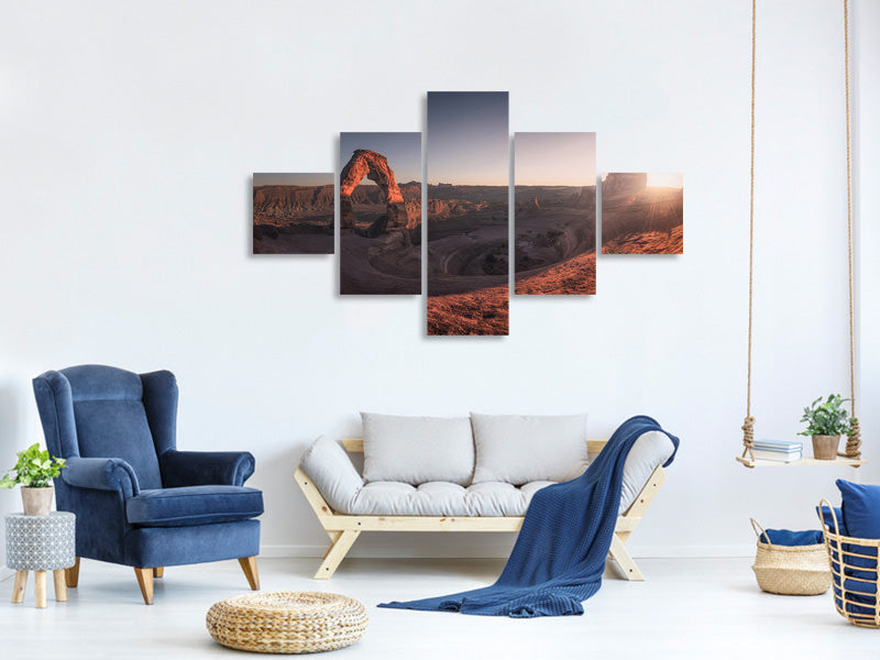 5-piece-canvas-print-delicate-light