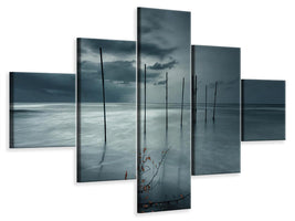 5-piece-canvas-print-forever-blue