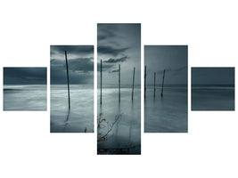 5-piece-canvas-print-forever-blue