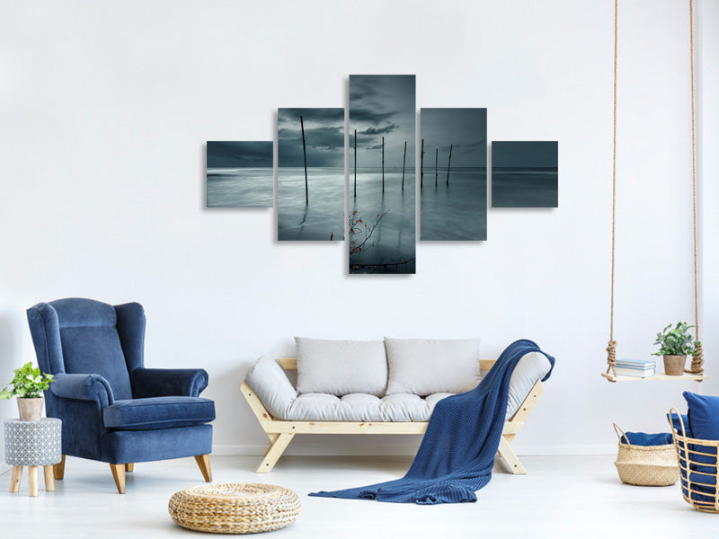 5-piece-canvas-print-forever-blue