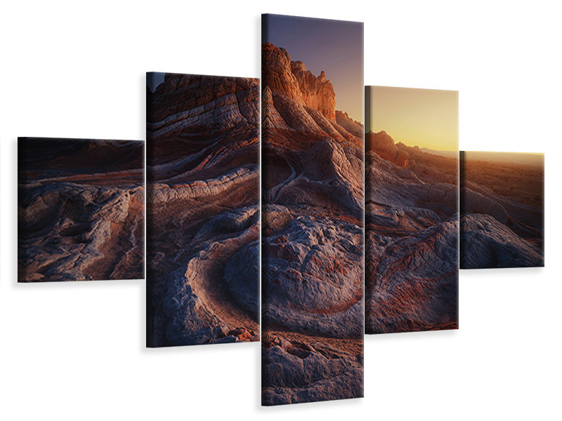 5-piece-canvas-print-gold-pocket