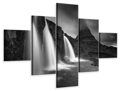 5-piece-canvas-print-kirkjufellsfoss