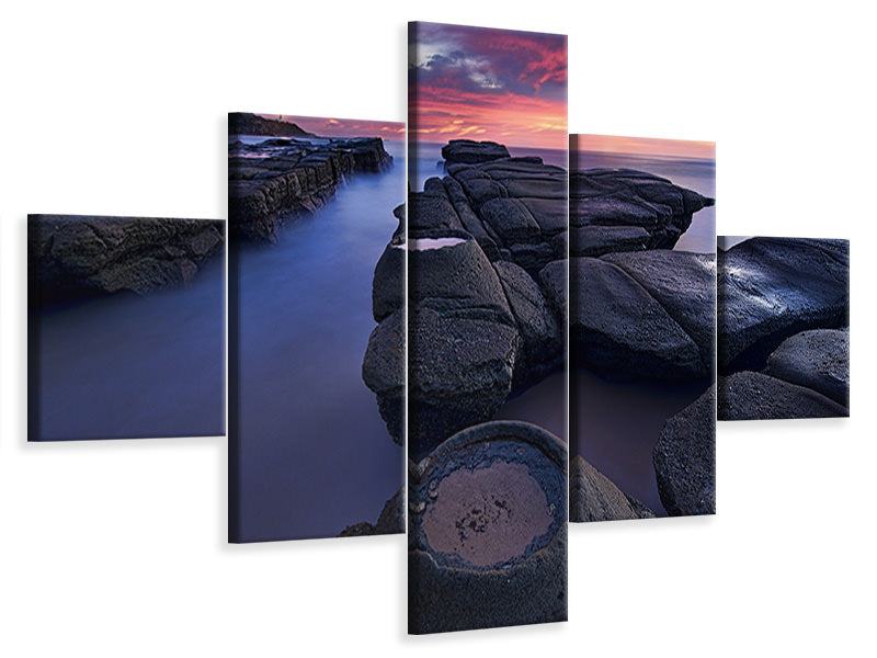 5-piece-canvas-print-lighthouse-ii