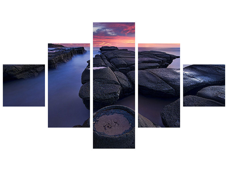 5-piece-canvas-print-lighthouse-ii
