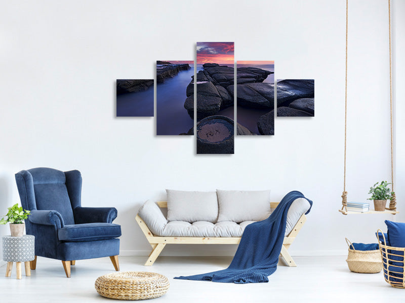 5-piece-canvas-print-lighthouse-ii