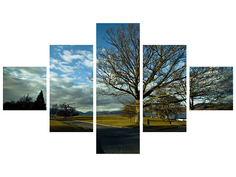 5-piece-canvas-print-loch-lomond
