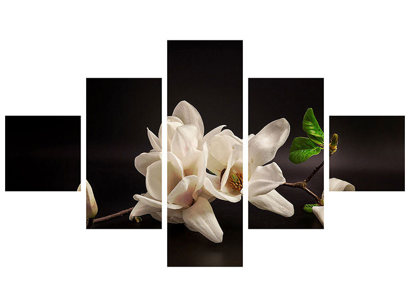 5-piece-canvas-print-magnolia