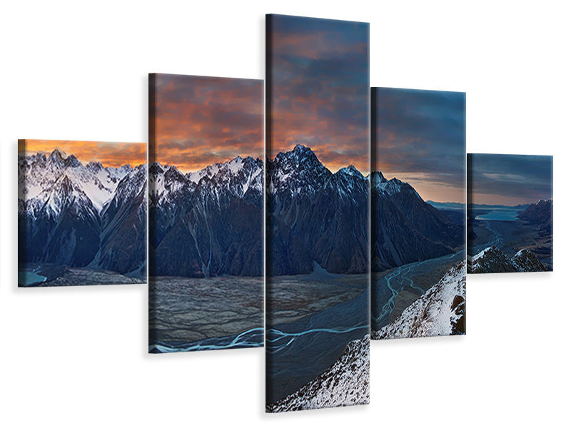 5-piece-canvas-print-malte-brun-range