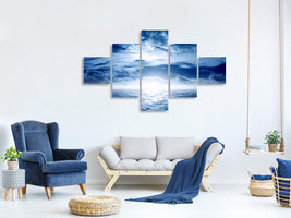 5-piece-canvas-print-mystic-sky