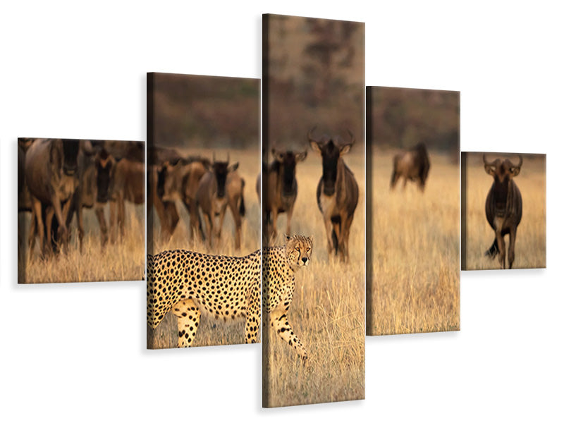 5-piece-canvas-print-on-the-hunt