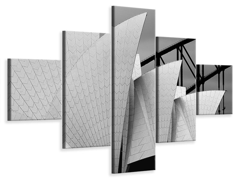 5-piece-canvas-print-opera-house-sydney