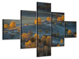 5-piece-canvas-print-prairie-light